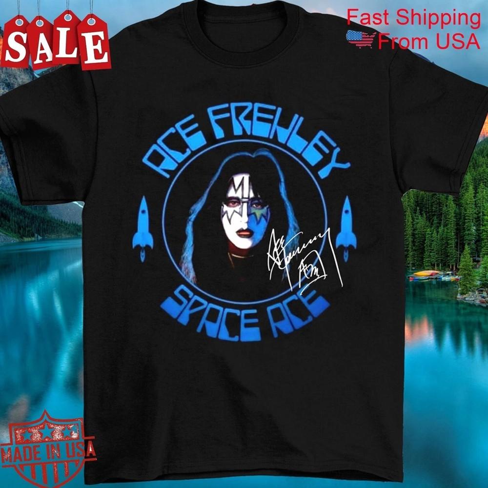 

Remembers Ace Frehley spave ace signature Gift For Fans Unisex Shirt CS293 Unisex T-Shirt L