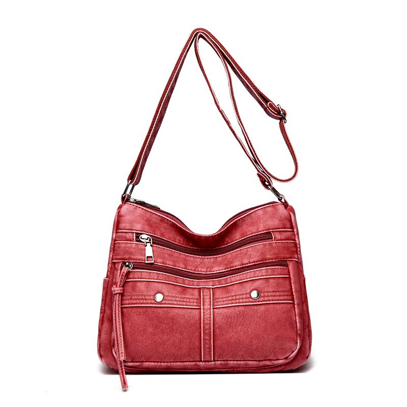 Umhängetasche Mehrschichtige Umhängetasche Großes Fassungsvermögen Pendlertasche