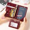 Multi-Functional Travel Wallet: Passport, Ticket, and Document Holder with Anti-Skimming Protection