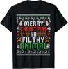 Merry Christmas Animal Filthy Ya Xmas Pajama Shirt Men Women T-Shirt