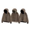 Unisex Reversible Hooded Fleece-Lined Cotton Jacket—Thick, Solid Color, Double-Sided Outerwear for Winter