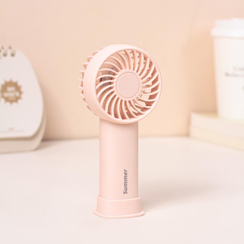 

Portable USB Rechargeable Mini Fan for Travel & Study Standard рожевий