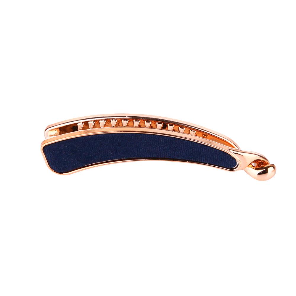 New Color Pan Hair Banana Clip Light Luxury Stone High-end Fashion Ponytail Clip Hair Accessories Hairpin