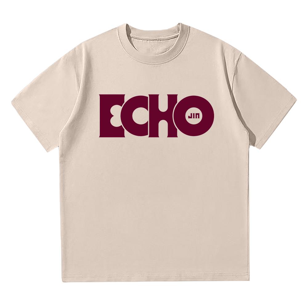 Jin Echo Solo Album T-shirt Fashion Men/Womne New Album 2025 Y2K T-Shirt Unisex High Quality Vintage Cool Cotton Tee Korean Kpop