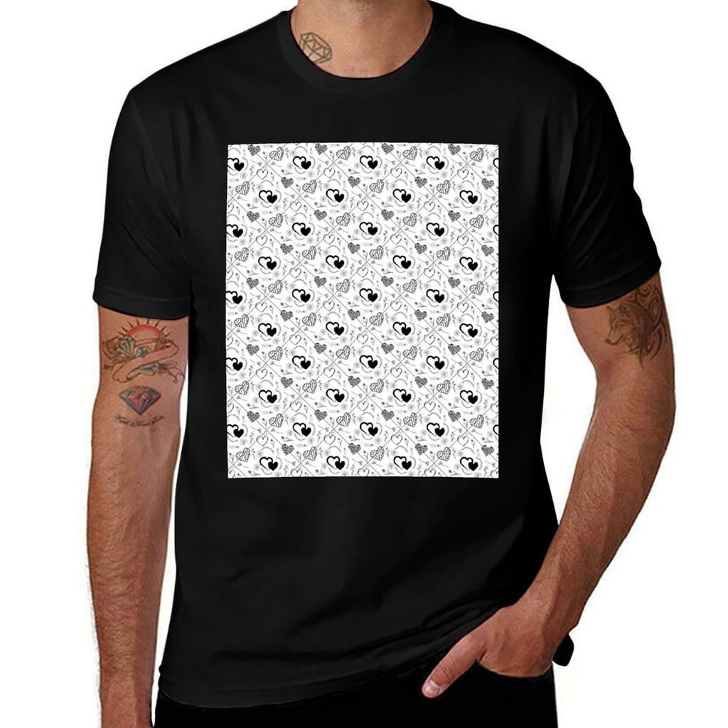 Hearts And Flowers Tshirt Independence Day Short Sleeve Tshirt