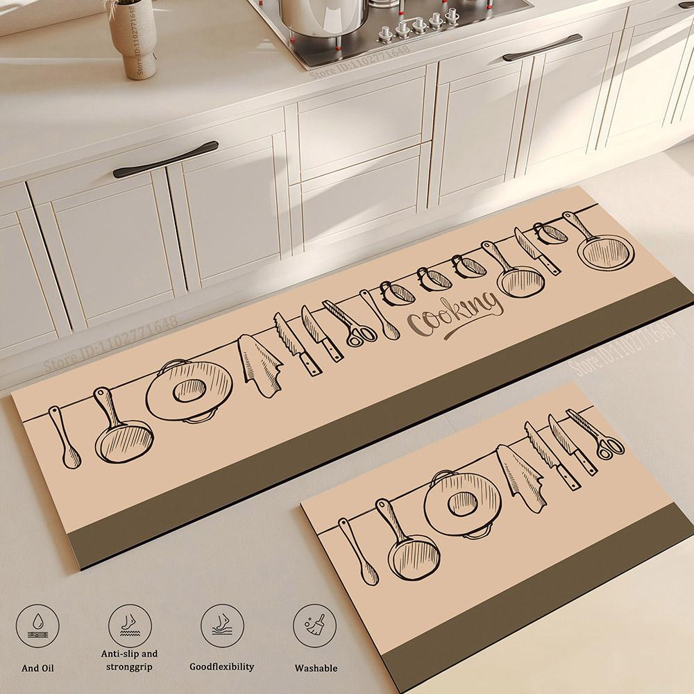 Moderne Keukenkleed Hal Entree Deurmat Huis Badkamer Antislip Voetmat Woonkamer Vloer Slaapkamer Decoratie Tapijt 50cmx80cm 1pc
