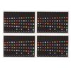 4PCS PVC Material Ukulele Chord Stickers Multi-color Ukulele Note Sticker  For Beginner