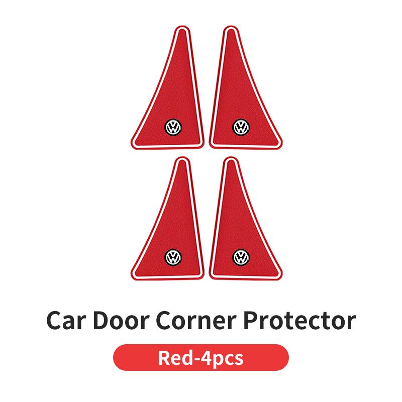 2Pcs/4Pcs Auto Car Door Corner Anti-collision Protector Sticker For VW Golf GTI Polo Passat Tiguan Jetta T-ROC Touareg Touran CC zr2