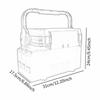 Fishing Tackle Box Handheld Double Layer Multi Functional Equipment Lure