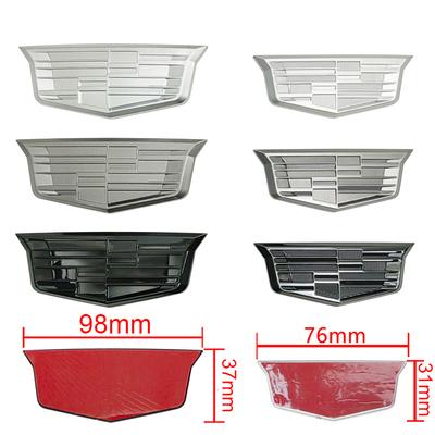 Pegatinas de Emblema Lateral para Guardabarros de Coche ABS 3D para ESCALADE ATS BLS CT4 CT6 SRX STS XT4 XT5 SLR XT6 XTS Calcomanías de Insignia para Maletero Trasero