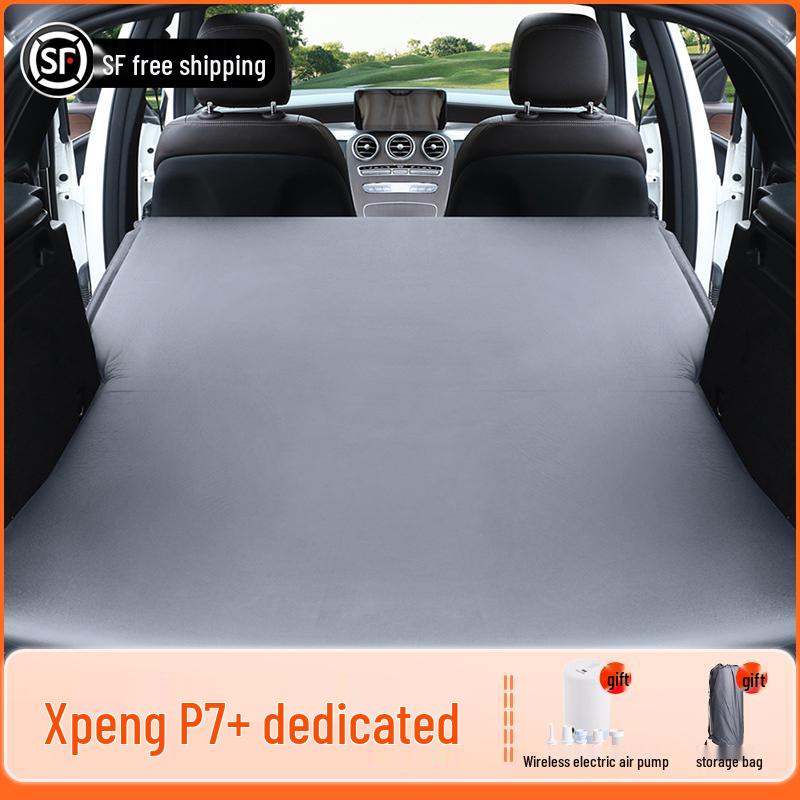 Надувной матрас на заднее сиденье для Xiaopeng P7+ SUV для комфортного сна в машине 2025 Xiaopeng P7+