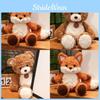 Bear Fox Teddy Plush Toy Animal Cute Soft Filled Doll Children Holiday Gift