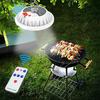 Solar Light Rechargeable High Brightness Hanging 2000LM 120LED Solar Light Camping Lantern for Outdoor