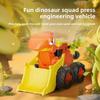 Childrens Dinosaur Construction Vehicle Toy With Press And Go Mechanism For Toddler Development