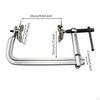 Pipe Alignment Clamp Heavy Duty Fitting 1200 Kg Clamping Force