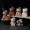 3D Cute Cartoon Bear Silicone Candle Mold DIY Home Decoration Silicone Mold For Resin Teddy Bear Candle Mold