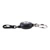 60cm Steel Wire Rope Retractable Carabiner Survival Keychain   Key