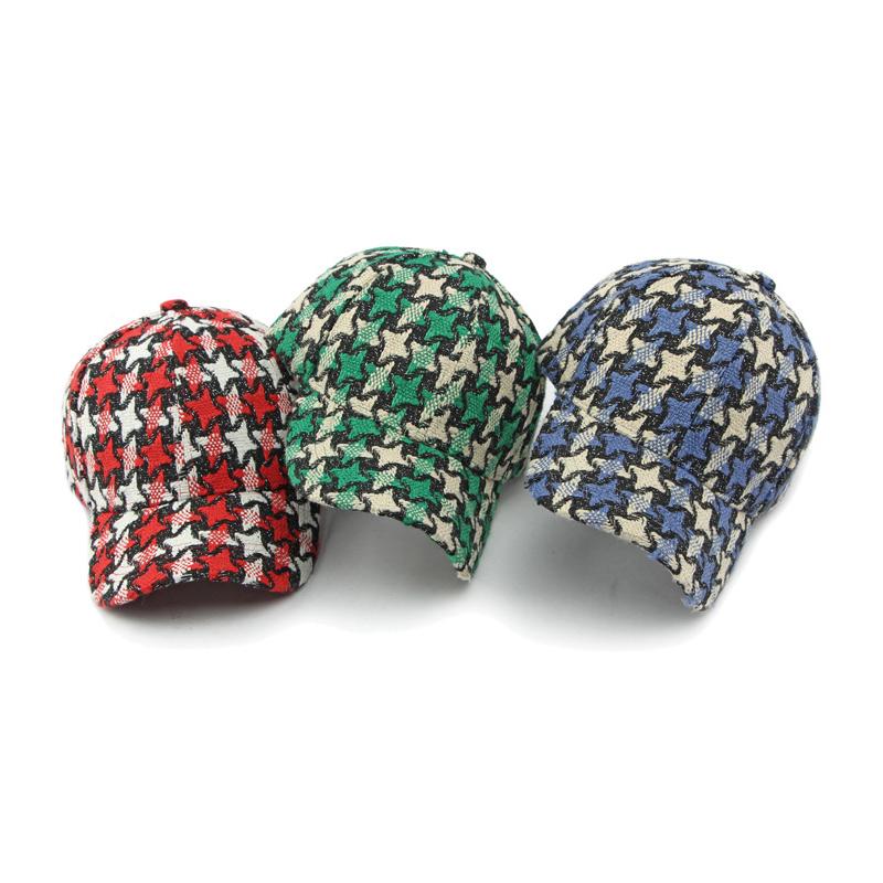 Hut Frauen Herbst Winter Dicke Warme Gestrickte Baseball Kappe Sonnenschutz Sonnenschirm Kappe Pferdeschwanz Panama Kappe