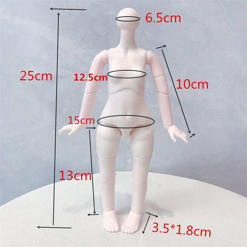 1/6 BJD Doll's Clothes 28cm Doll Accessories Suit Princess Dress Up Toys for Joints Baby Doll Girls Gift Toy