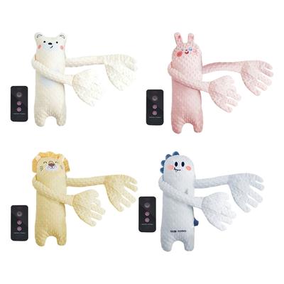 Infant Exhaust Pillow Toy Remote Controlled Soothing Doll for Baby Sleeping Cartoon Toddler Comforting Hand Toy