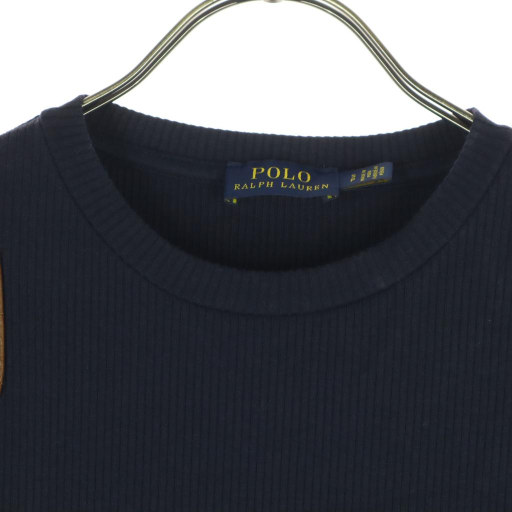 Beauty products POLO No sleeve knit mini dress S Navy Shoulder patch Women Used