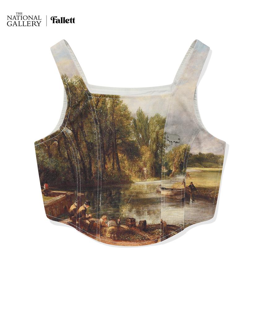 FALLETT [Palet X National Gallery] John Constable Corset Top