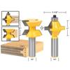 Large Lock Miter Router Bit 120Degree Shank Tenon Cutter Woodworking CarvingTool