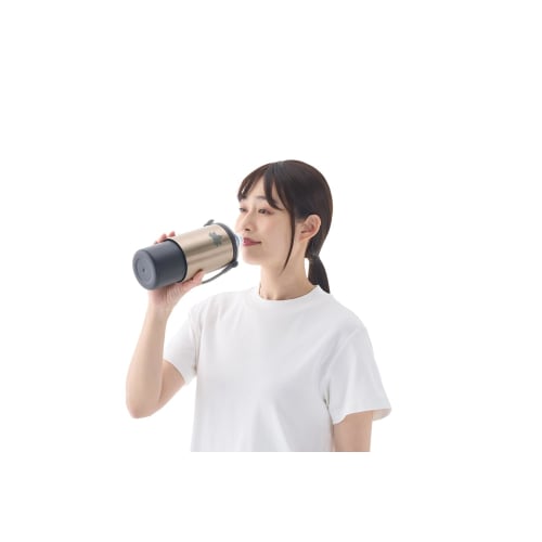 LOGOS PET Bottle Cylinder, Hot/Cold Insulation Holder, Vacuum Insulated, Fits 370-670ml, 87mm Body Diameter, 81287640