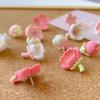 20/30Pcs DIY Sakura Pushpins Creative Thumb Tacks Blackboard Push Pins  Office School Supplies