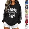 Unisex Fashion Printed Crewneck Long Sleeve Sweatshirt Pullover for Men Women Casual Daily Outfit