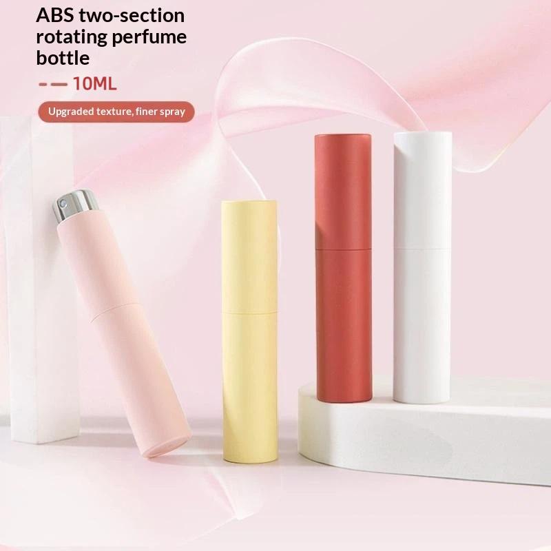 10ML Matte Twist Up Perfume Atomizer Leak Proof Refillable Glass Bottle for Travel Purse Carry Use