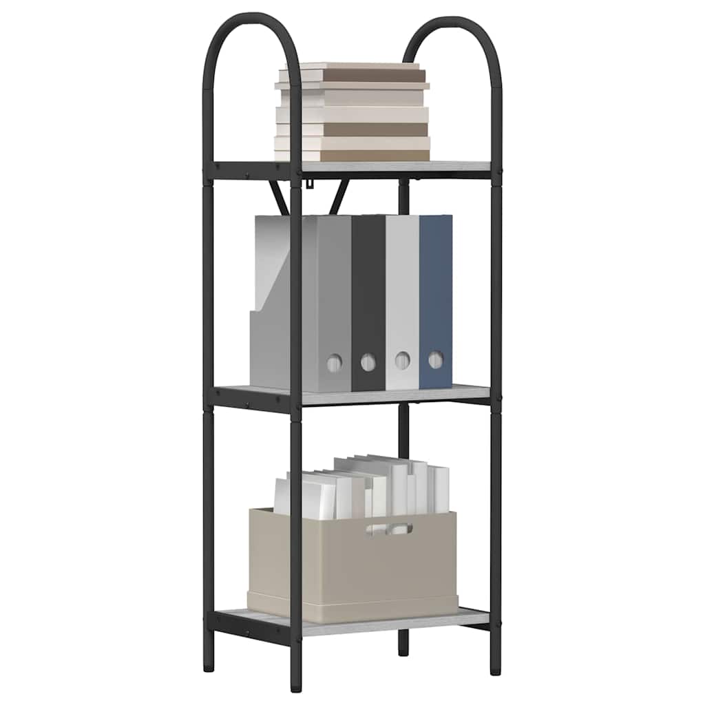 Bookshelf Grey Sonoma 40 x 30 x 109 cm Engineered Wood