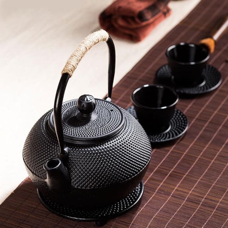Q1QC Hot Water Kettle Durable Teapot Boiling Kettle Cast Iron Tea Pots Cast Iron Pots
