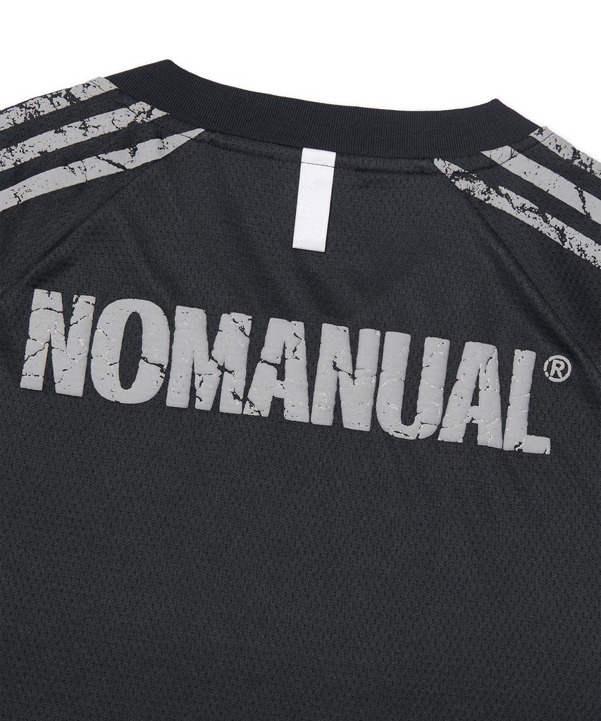 Nomaenyueol Cracked Line Long Sleeve Uniform - Black