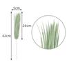 Composizione Floreale Parete Vegetale Erba Orchidea Simulata