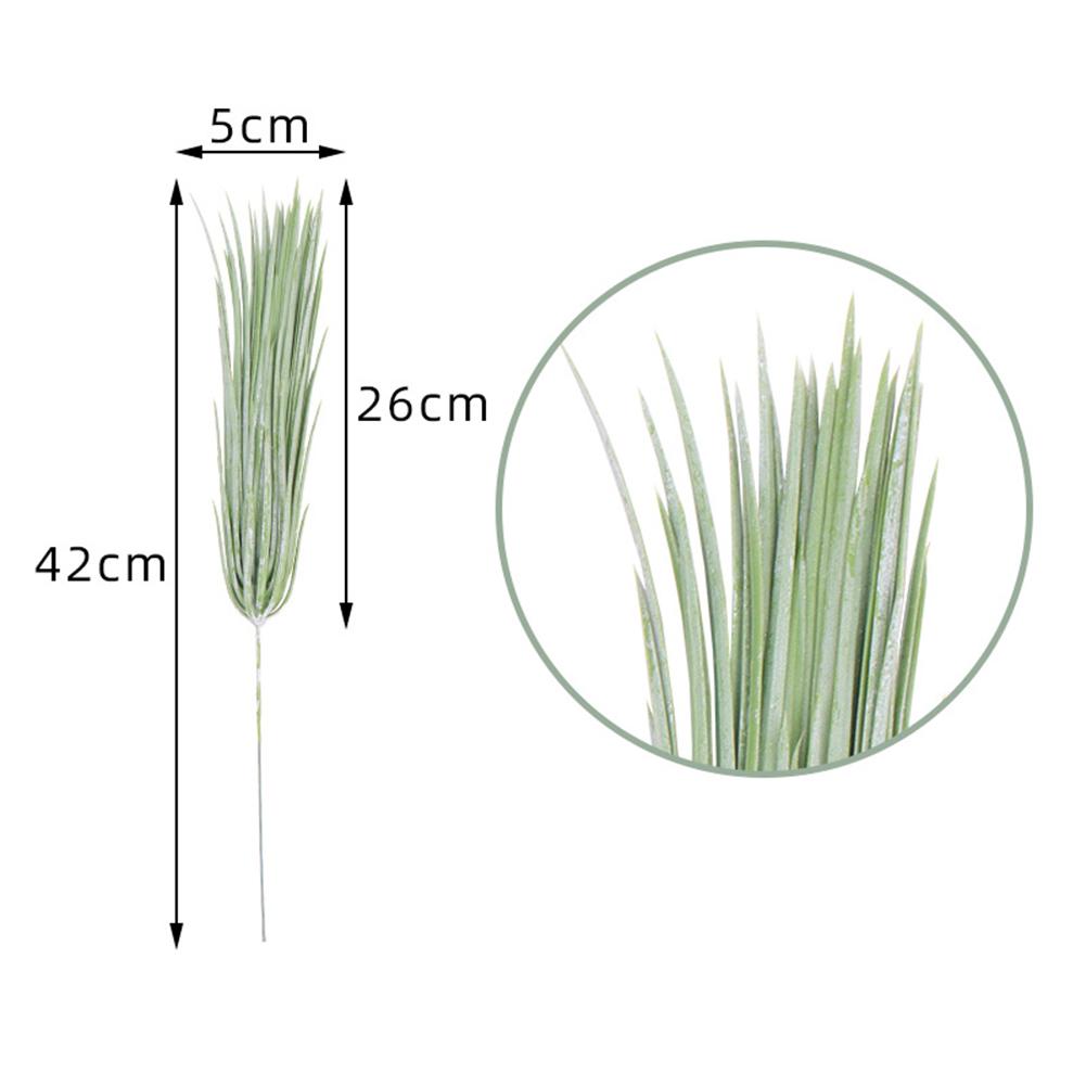 Composizione Floreale Parete Vegetale Erba Orchidea Simulata