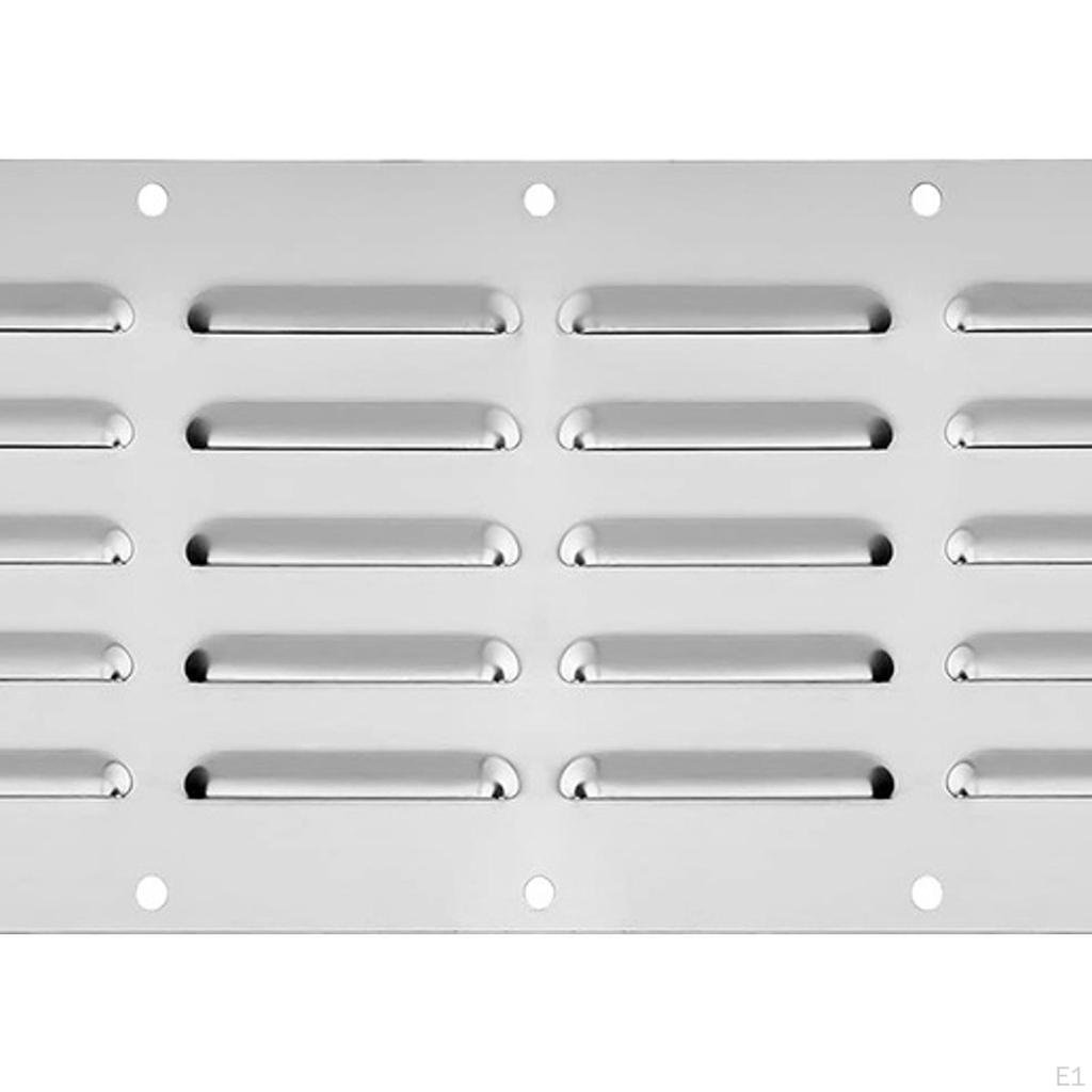 Stainless Steel Venting Panel BBQ Grill Vent Sturdy Easy To Assemble Ventilation Grille Air