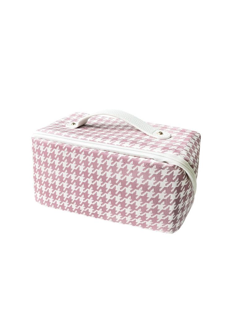 

Pu Waterproof Makeup Bag Large Capacity Portable Travel Toiletry Bag Women s Portable Make up Case Multi-functional Storage Bag