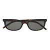 Saint Laurent Logo Design Oval Sunglasses Unisex Sunglasses Dark-Havana-Brown SL-M160/F-002