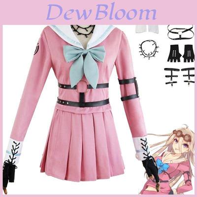Danganronpa V3 Iruma Miu Costume de Cosplay Costume Élégant Ensemble Complet Pour les Fêtes