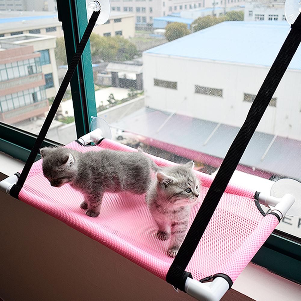 Hanging Cat Sleeping Bed Nesk Breathable Bearing 10kg Cozy Rest Window Hammock