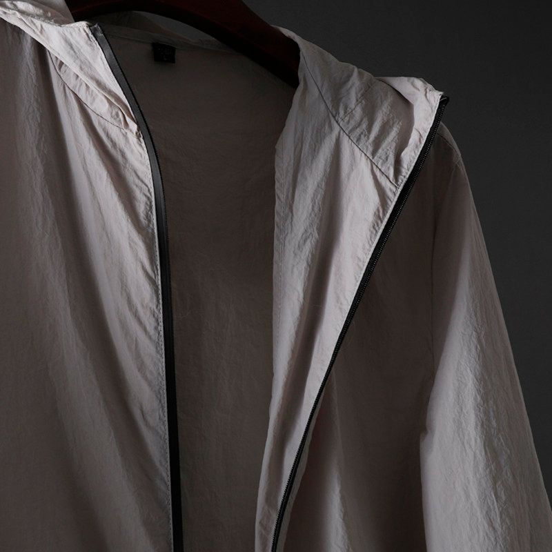 Windproof and Waterproof! Uv-Blocking, Japanese Export Surplus Men's Sun Protection Clothing, End-Of-Line Skin Jacket