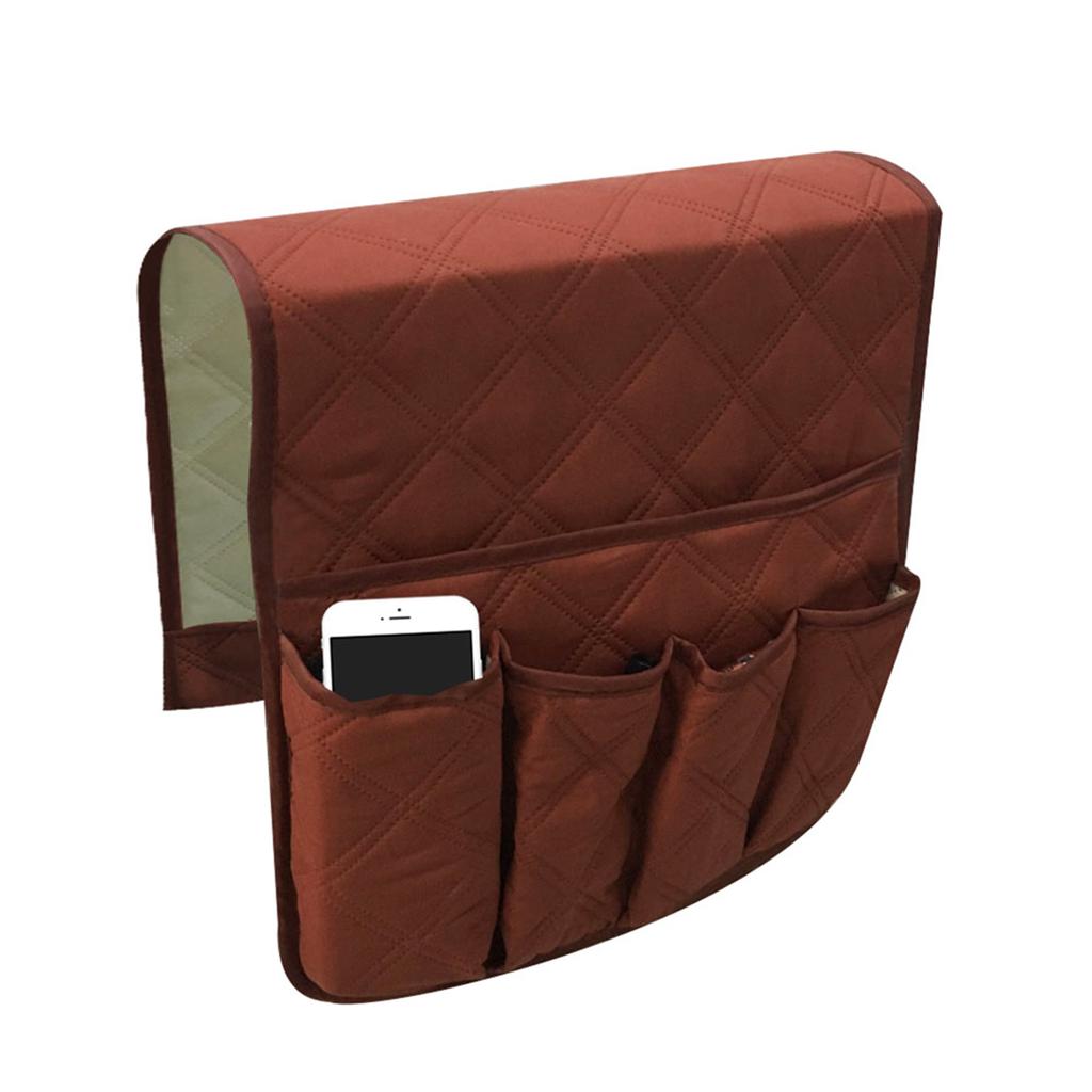 Sofa Armchair Storage Bag Portable Foldable Large Size Armrest Organizer Suitable For Most Couch Recliner Chair Arms