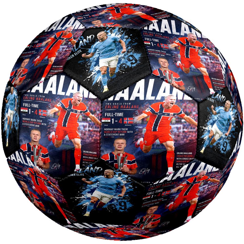 Haaland Football Celebration Size 5 Football Machinestitched Indooroutdoor Universal Football For Football Accessories