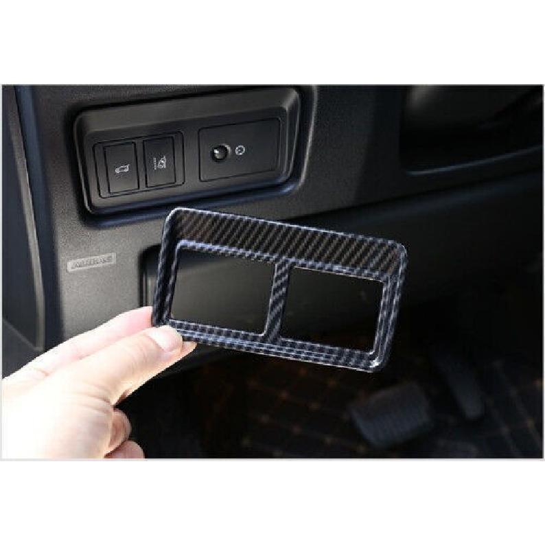 Carbon Fiber Back Door Tailgate Switch Frame 1PCS For Range Rover Sport 16~2022