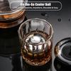 2 Stück Espresso-Kühlkugel, Wiederverwendbare Metall-Eiswürfel, Gefrorene Edelstahl-Eiskugeln für Kaffee, Whiskey & Mehr Getränke,Kühler-Geschenk zum Geburtstag