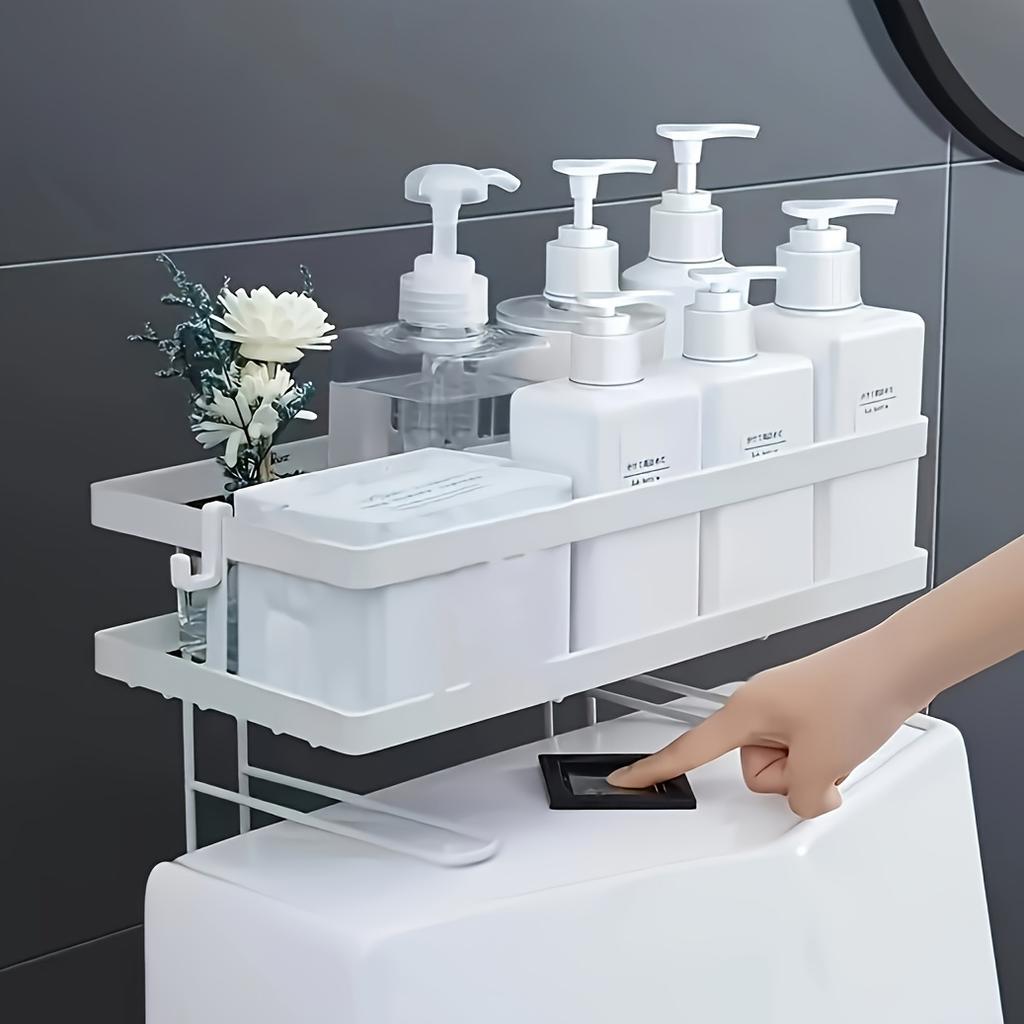 Non Perforated Toilet Storage Rack, Bathroom Miscellaneous Storage Rack, Bathroom Multifunctional Storage Rack, Artifact