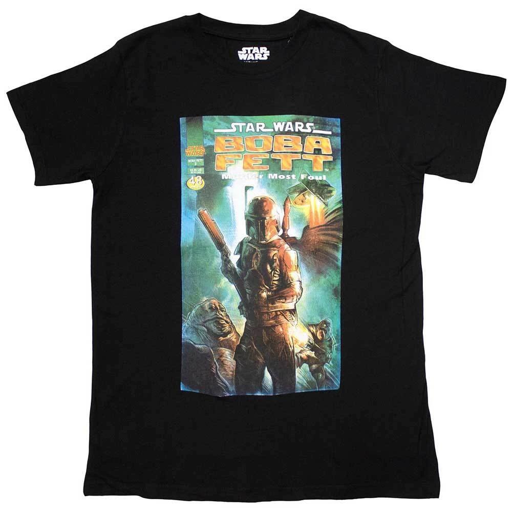 Star Wars Unisex T-Shirt: Boba Fett Comic Cover (Large) M