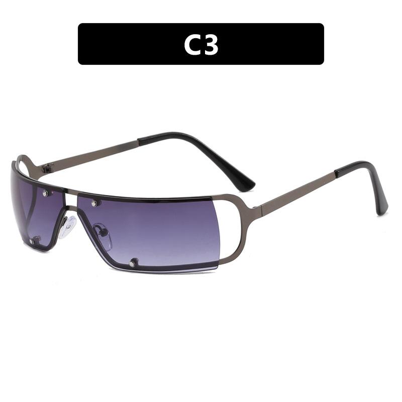 Square Y2K Women's Sunglasses Vintage Small Rectangle Lens Female Hottie Sun Glasses Men Retro Oculos Future Technology Eyewear