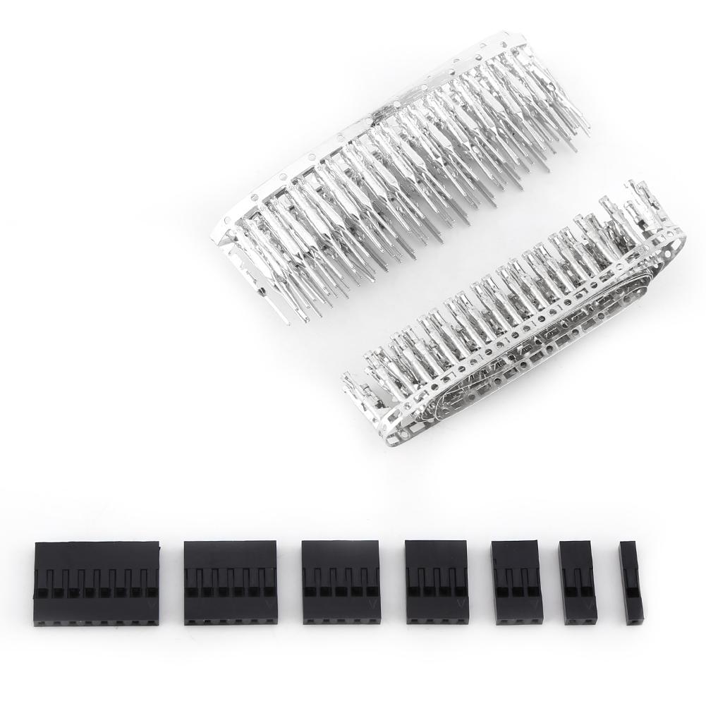 310 Stück 2,54 mm Stiftleisten-Jumperkabel-Steckverbindergehäuse-Kit Elektronik-Set